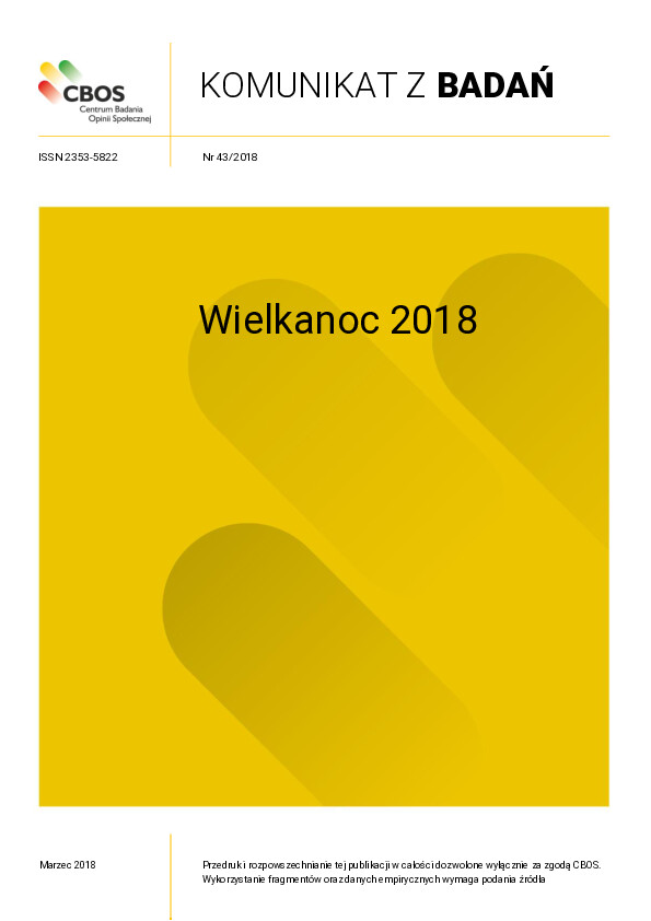 Okładka komunikatu Nr 43/2018