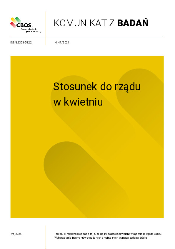 Okładka komunikatu Nr 47/2024