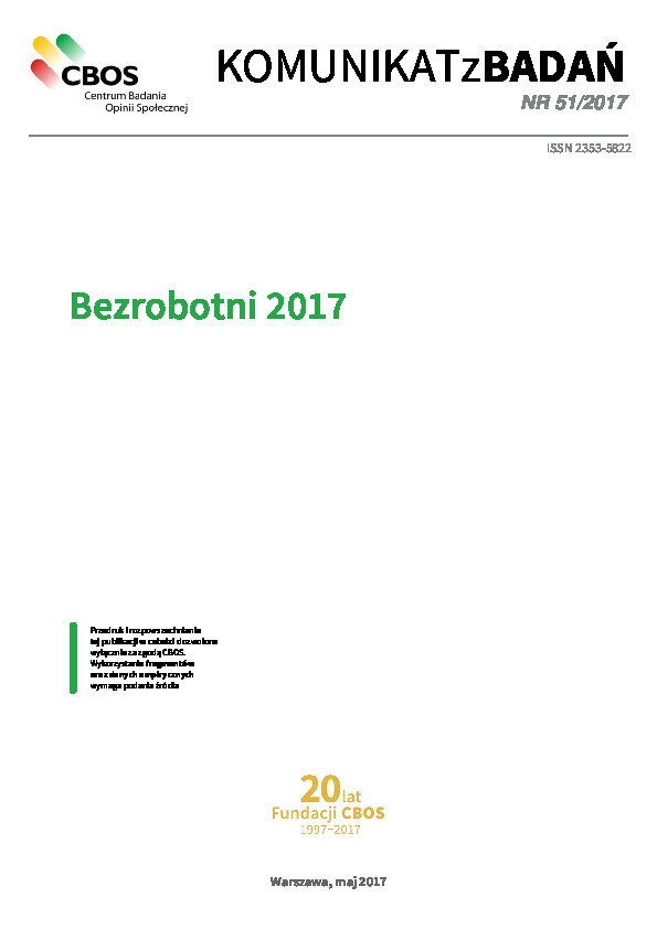 Okładka komunikatu Nr 51/2017