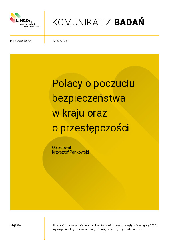 Okładka komunikatu Nr 52/2026