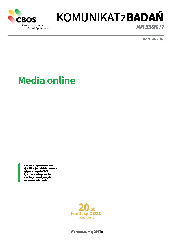 Okładka komunikatu nr 53/2017