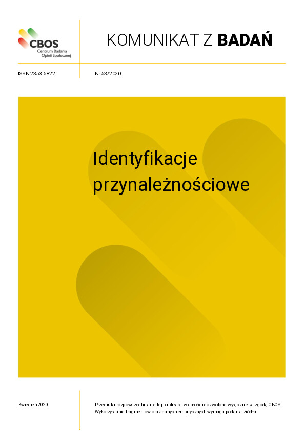 Okładka komunikatu Nr 53/2020