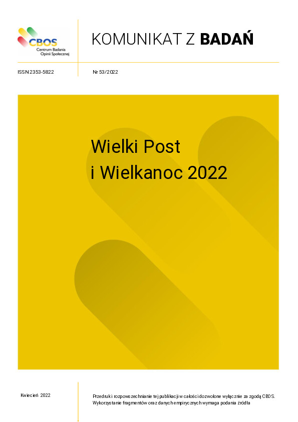 Okładka komunikatu Nr 53/2022