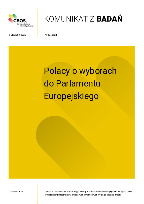 Okładka komunikatu Nr 53/2024