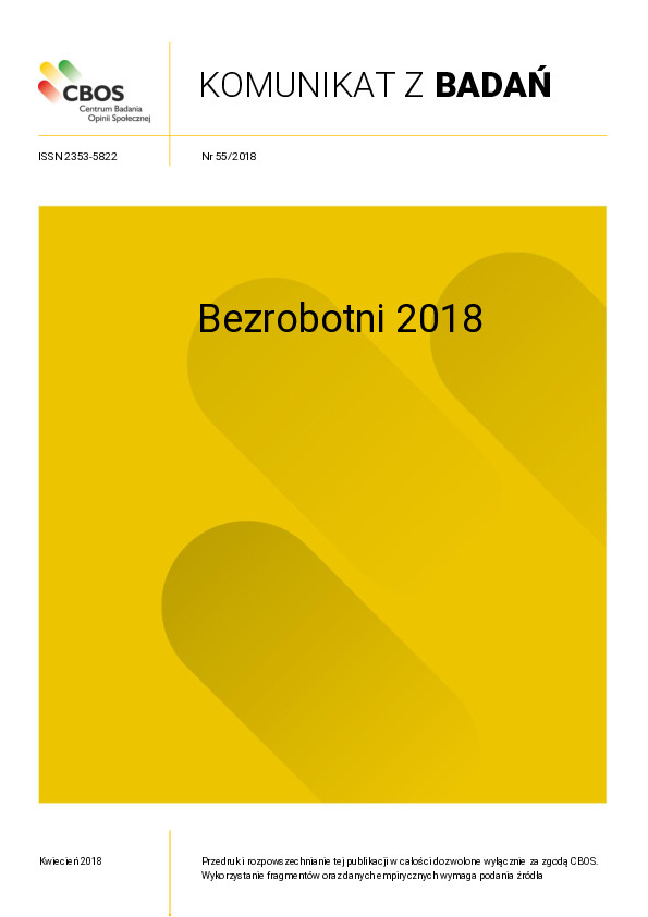 Okładka komunikatu Nr 55/2018