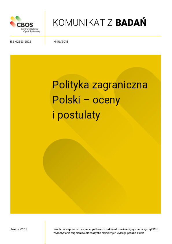 Okładka komunikatu Nr 56/2018