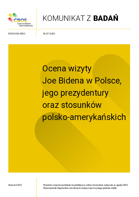 Okładka komunikatu Nr 57/2022