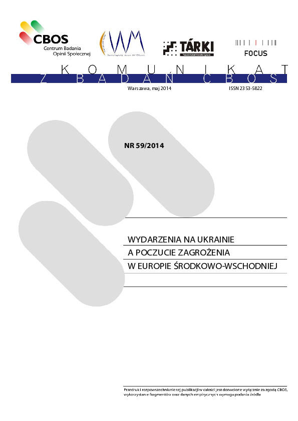 Okładka komunikatu Nr 59/2014