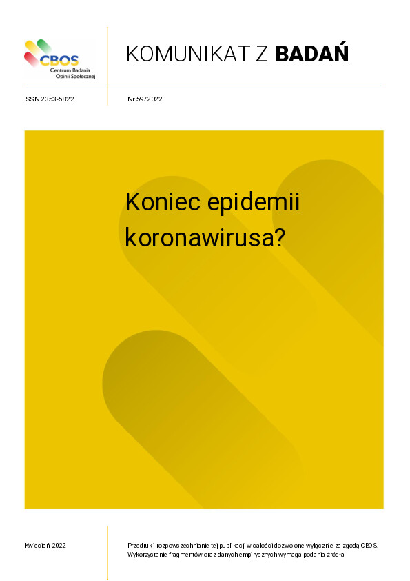 Okładka komunikatu Nr 59/2022