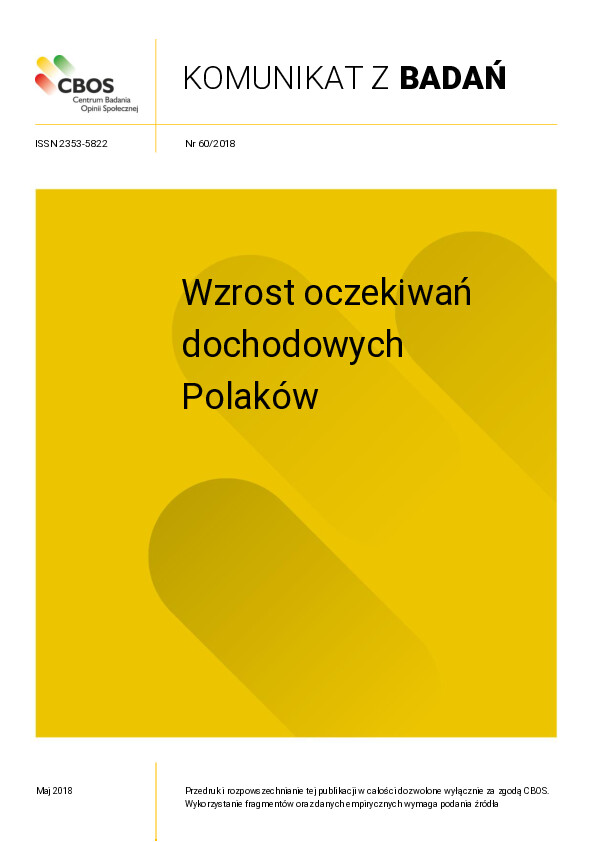 Okładka komunikatu Nr 60/2018