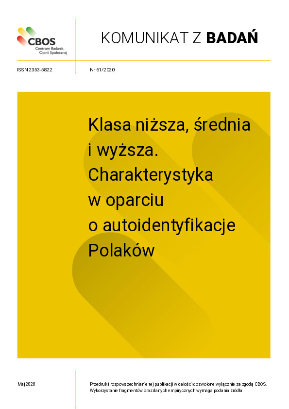 Okładka komunikatu Nr 61/2020