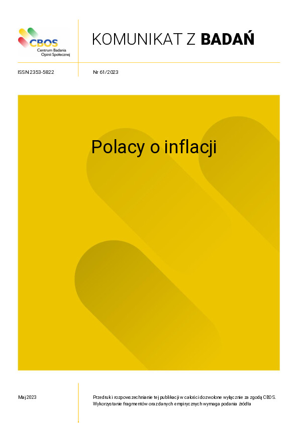 Okładka komunikatu Nr 61/2023