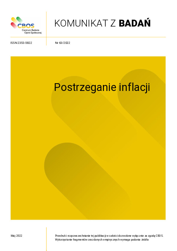 Okładka komunikatu Nr 63/2022