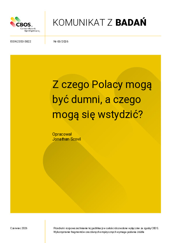 Okładka komunikatu Nr 63/2026