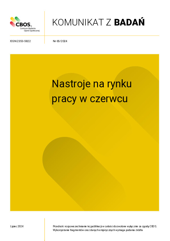 Okładka komunikatu Nr 65/2024