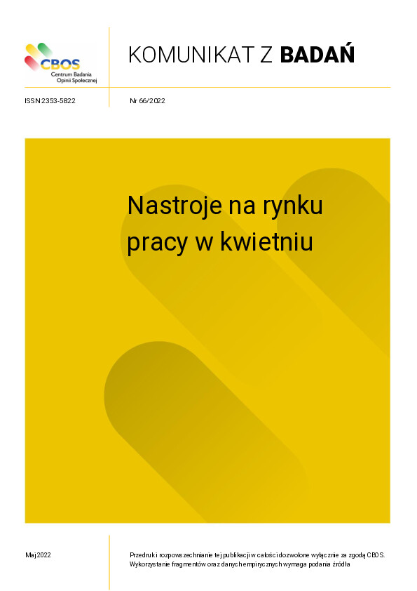 Okładka komunikatu Nr 66/2022