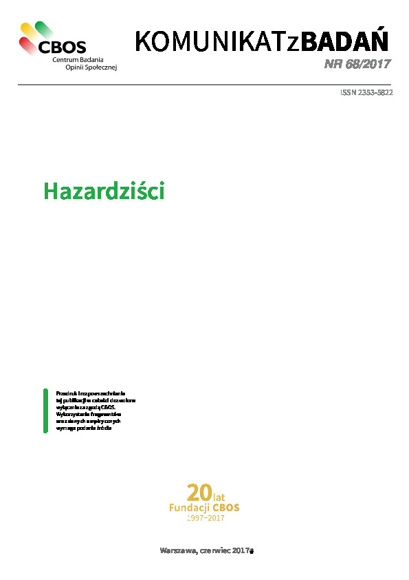 Okładka komunikatu Nr 68/2017