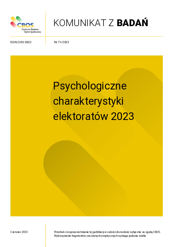 Okładka komunikatu Nr 71/2023