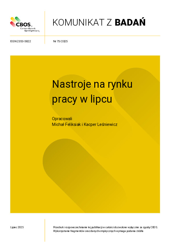 Okładka komunikatu Nr 75/2025