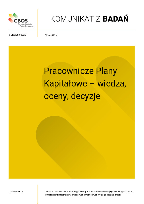 Okładka komunikatu Nr 79/2019
