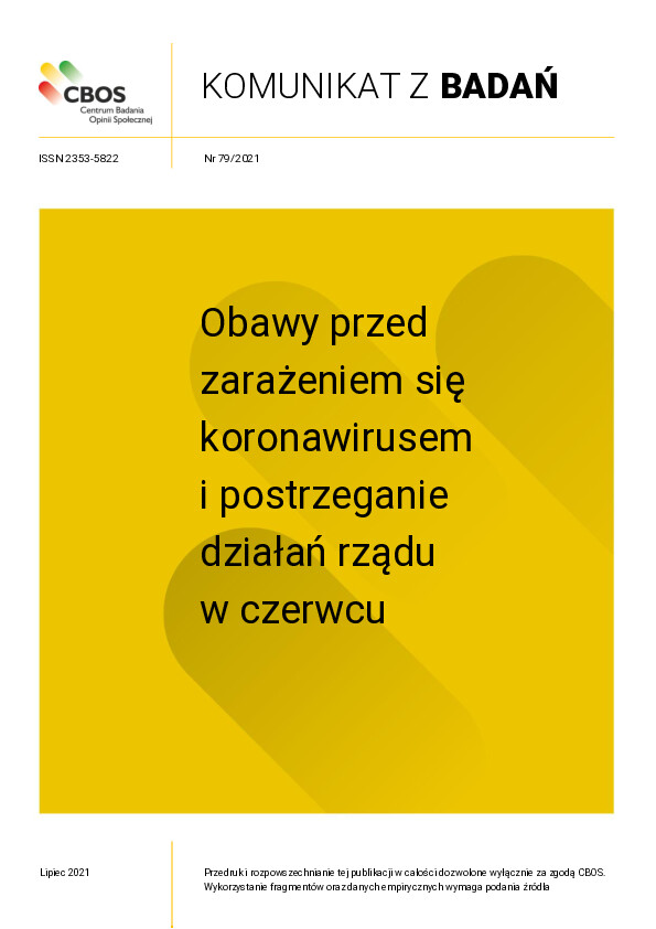 Okładka komunikatu Nr 79/2021