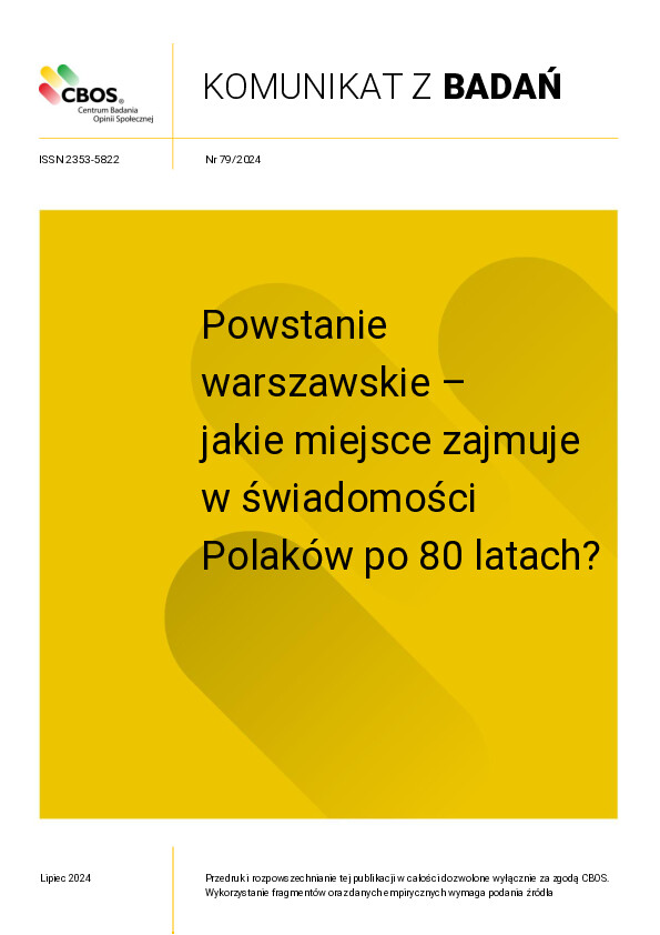 Okładka komunikatu Nr 79/2024