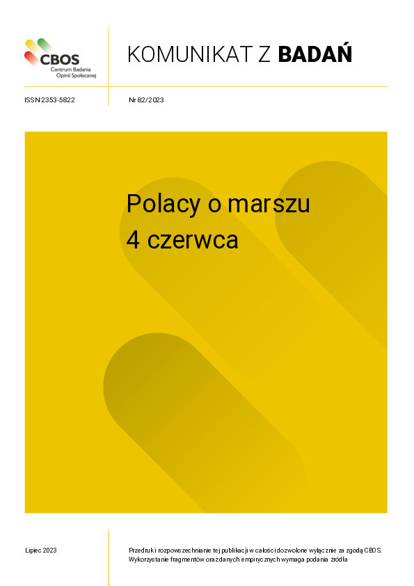 Okładka komunikatu Nr 82/2023