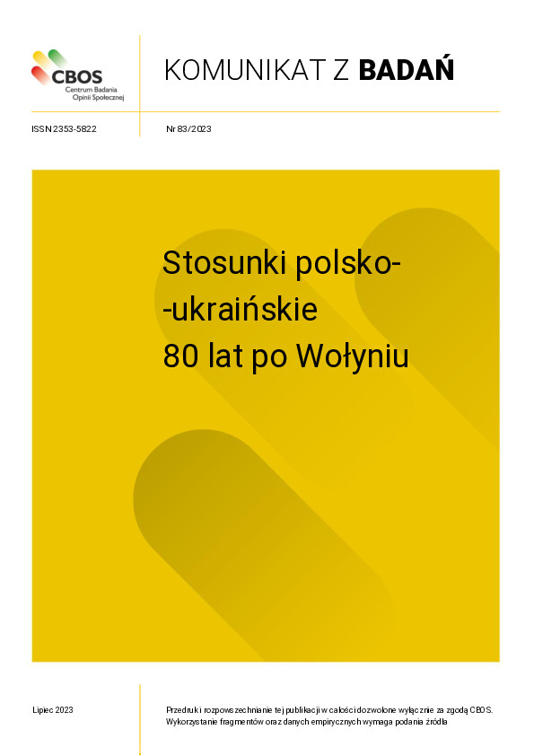 Okładka komunikatu Nr 83/2023