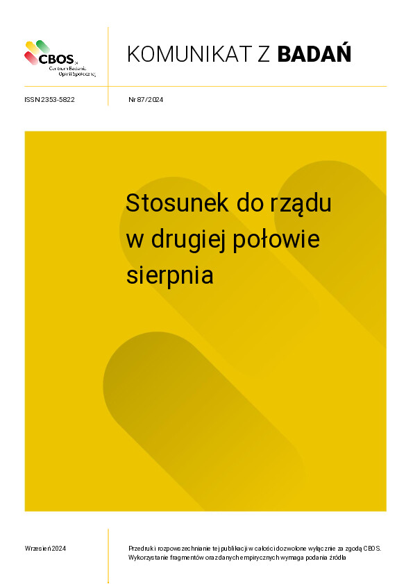 Okładka komunikatu Nr 87/2024