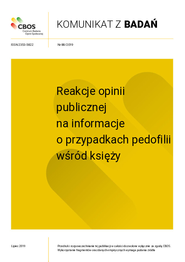 Okładka komunikatu Nr 88/2019