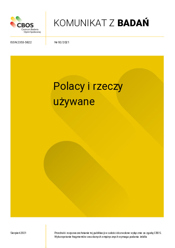Okładka komunikatu Nr 92/2021