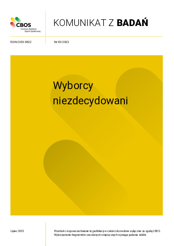 Okładka komunikatu Nr 93/2023