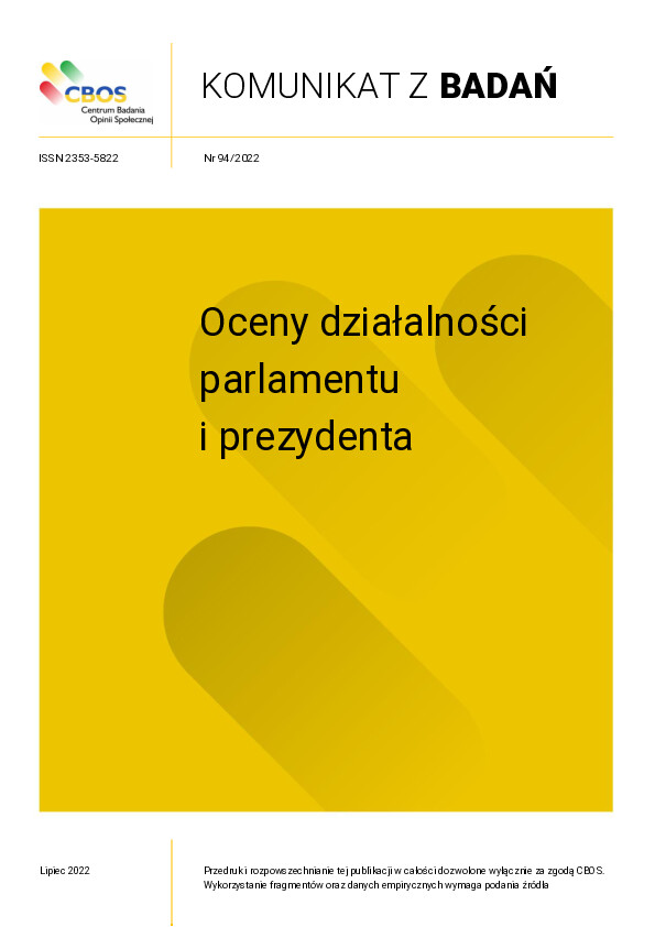 Okładka komunikatu Nr 94/2022