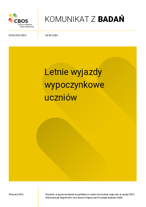 Okładka komunikatu Nr 94/2024