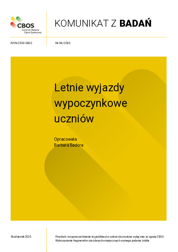 Okładka komunikatu Nr 94/2025