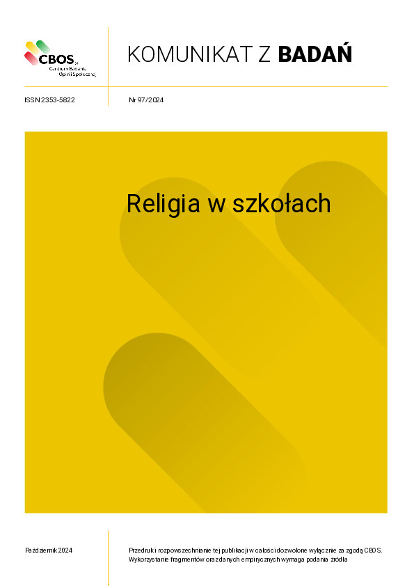 Okładka komunikatu Nr 97/2024