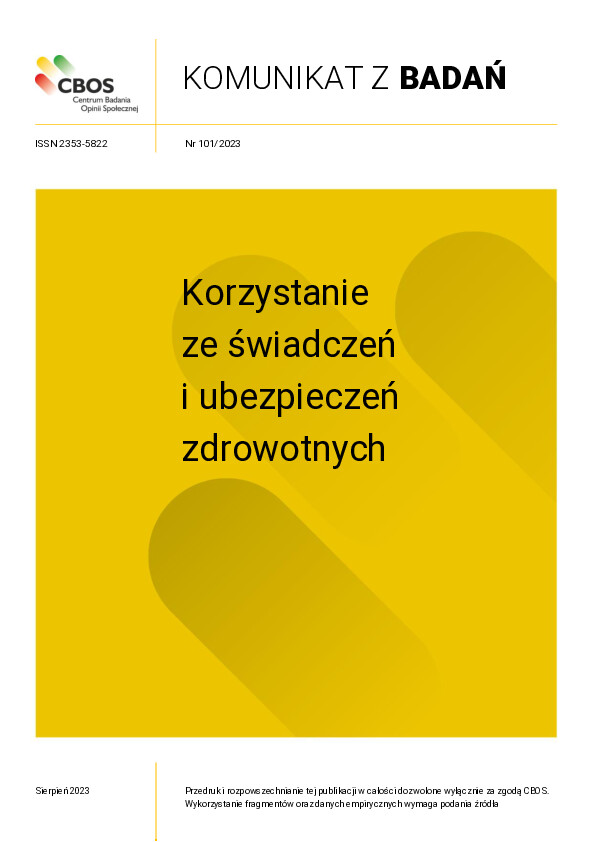 Okładka komunikatu Nr 101/2023