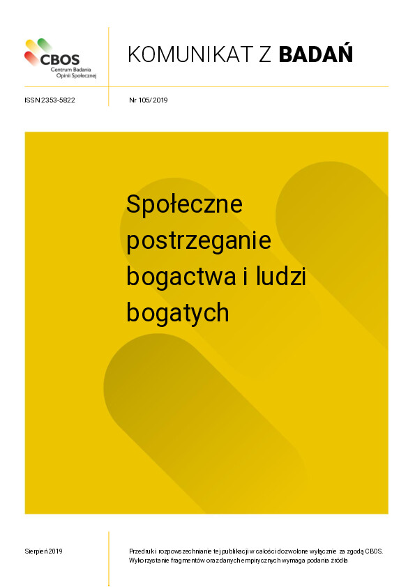 Okładka komunikatu Nr 105/2019