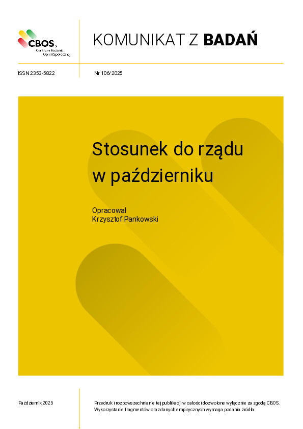 Okładka komunikatu Nr 106/2025