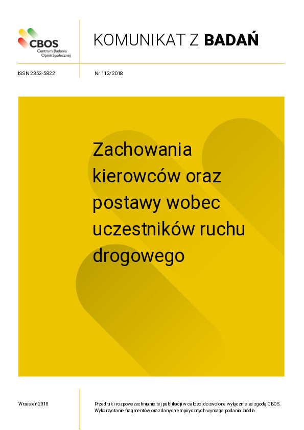 Okładka komunikatu Nr 113/2018