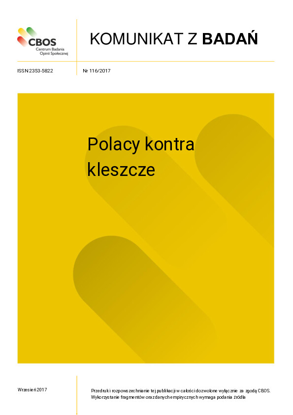 Okładka komunikatu Nr 116/2017
