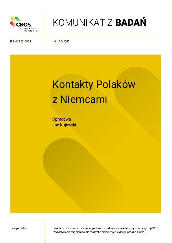 Okładka komunikatu Nr 116/2025