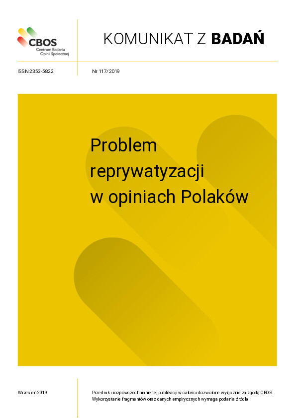 Okładka komunikatu Nr 117/2019