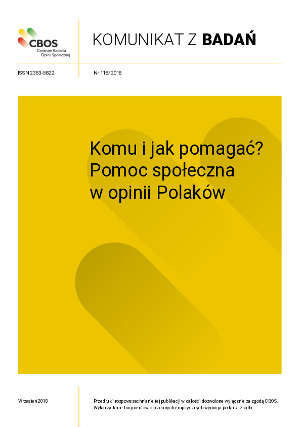 Okładka komunikatu Nr 118/2018