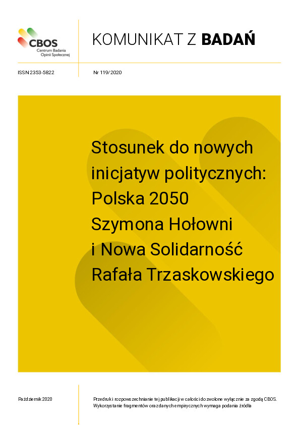 Okładka komunikatu Nr 119/2020