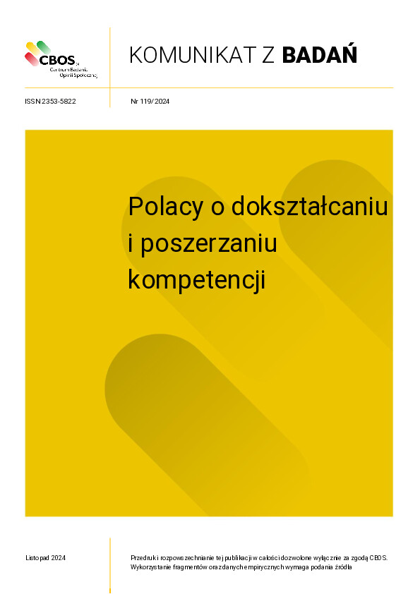 Okładka komunikatu Nr 119/2024