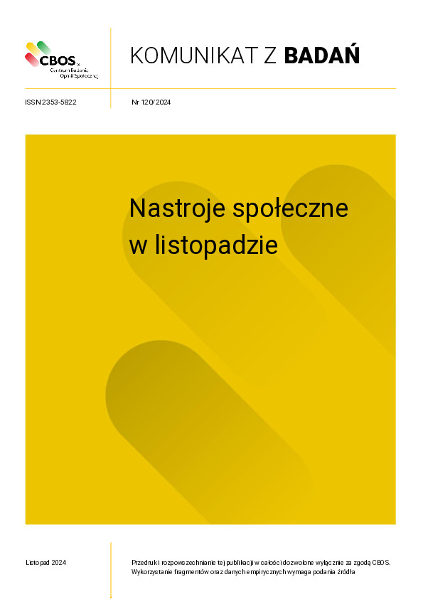 Okładka komunikatu Nr 120/2024