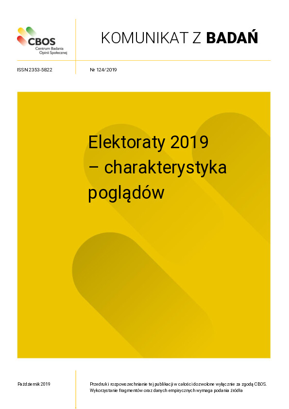 Okładka komunikatu Nr 124/2019