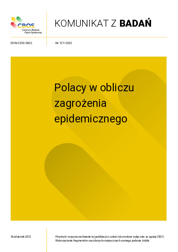 Okładka komunikatu Nr 127/2022