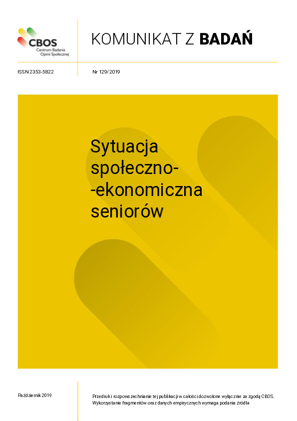 Okładka komunikatu Nr 129/2019